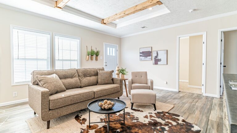 Interior of a modern manufactured home