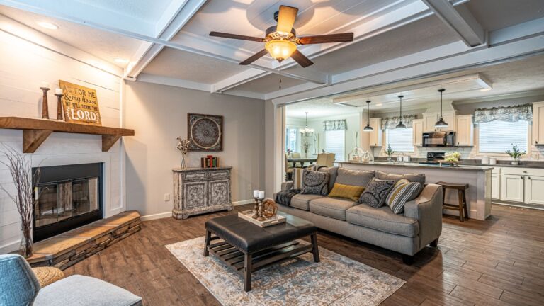 Interior of a modern manufactured home