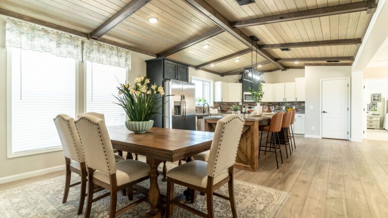 Interior of a modern manufactured home