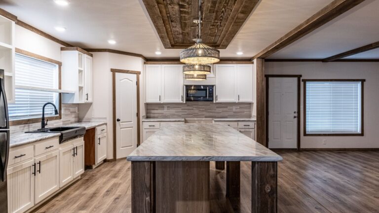 Interior of a modern manufactured home