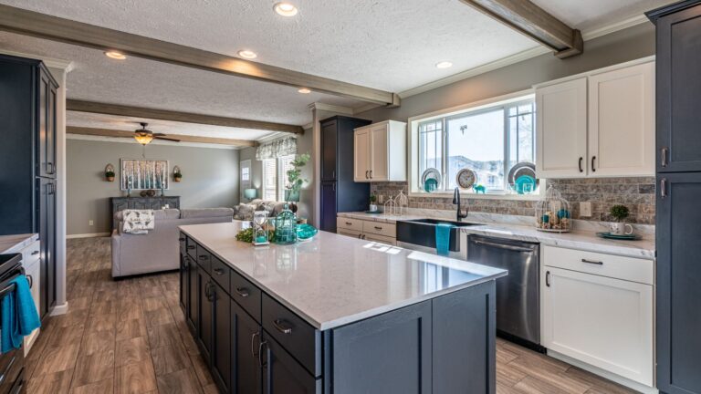 Interior of a modern manufactured home