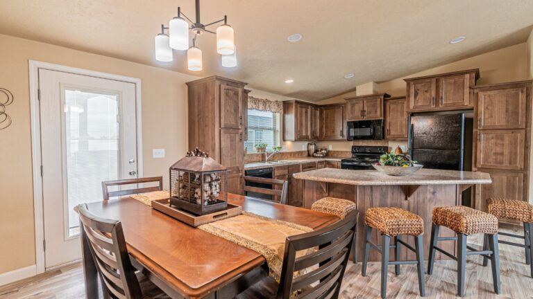 Interior of a modern manufactured home