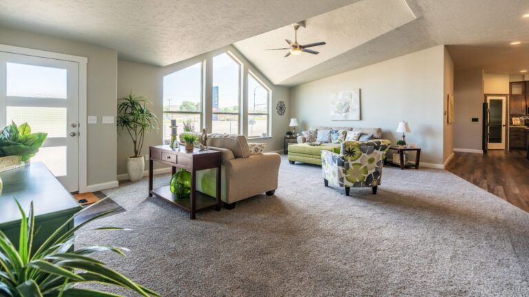 Interior of a modern manufactured home