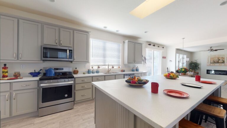 Interior of a modern manufactured home