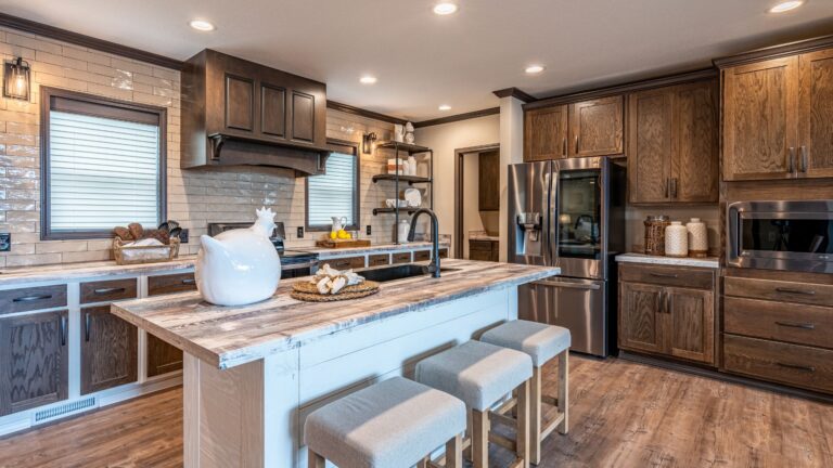 Interior of a modern manufactured home