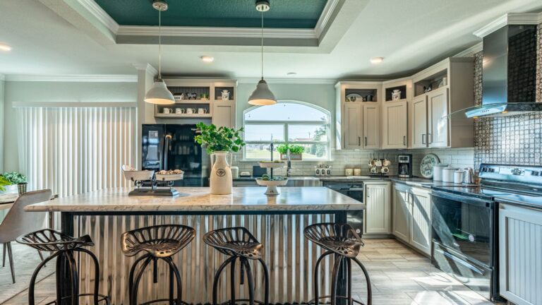 Interior of a modern manufactured home